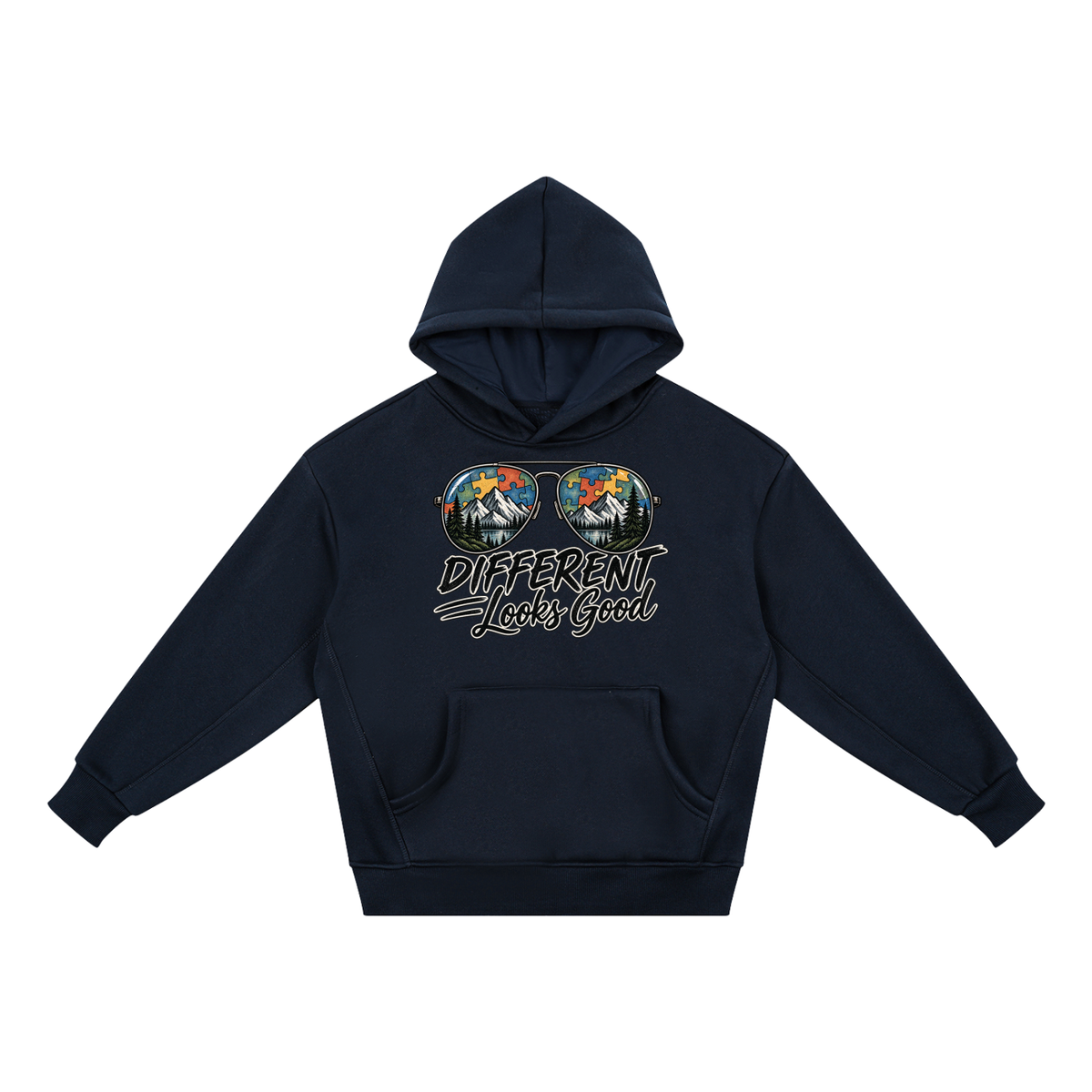 Different looks good Kids' Fleece Hoodie
