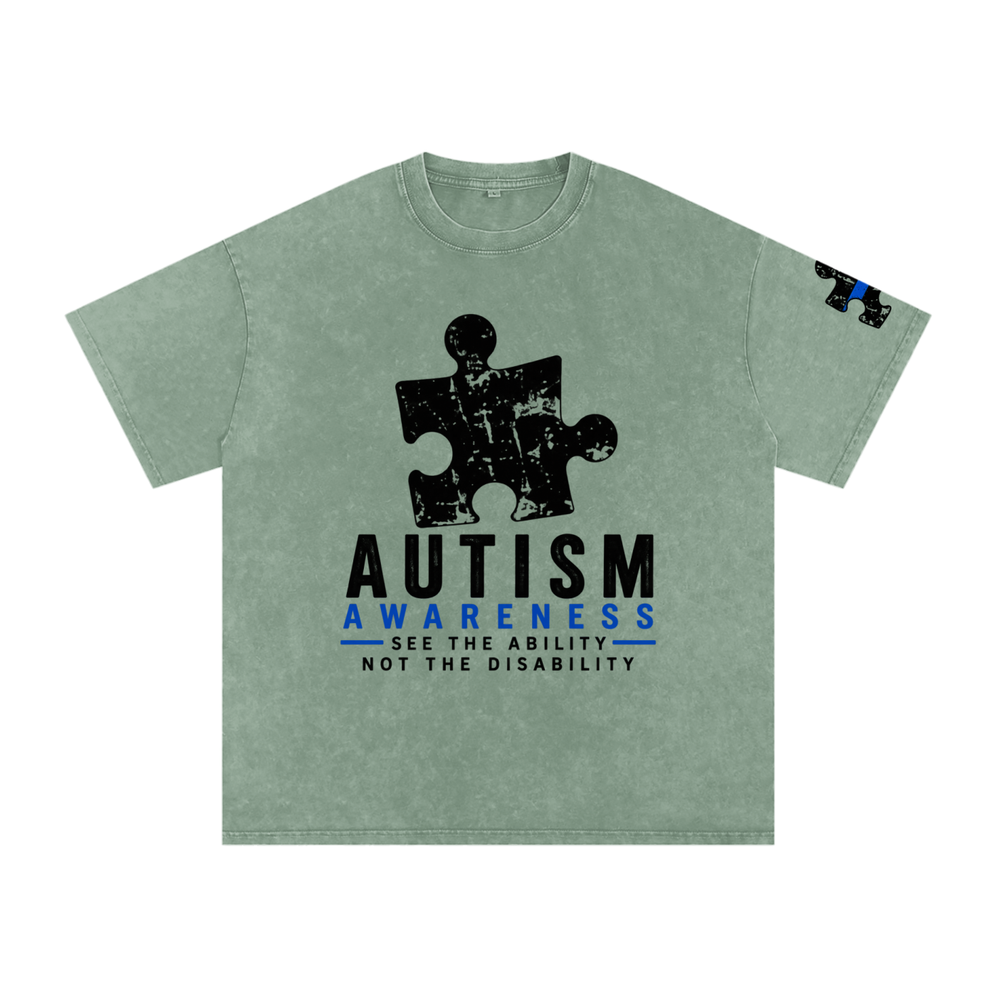 See the Ability, Not the Disability Oversized Cotton T-Shirt
