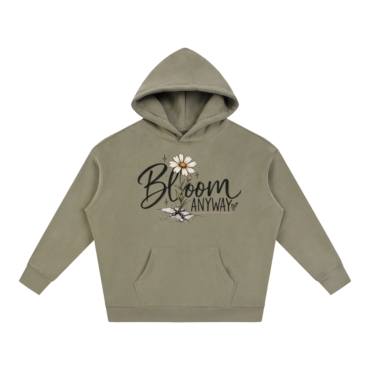 Bloom Anyway Oversized Hoodie