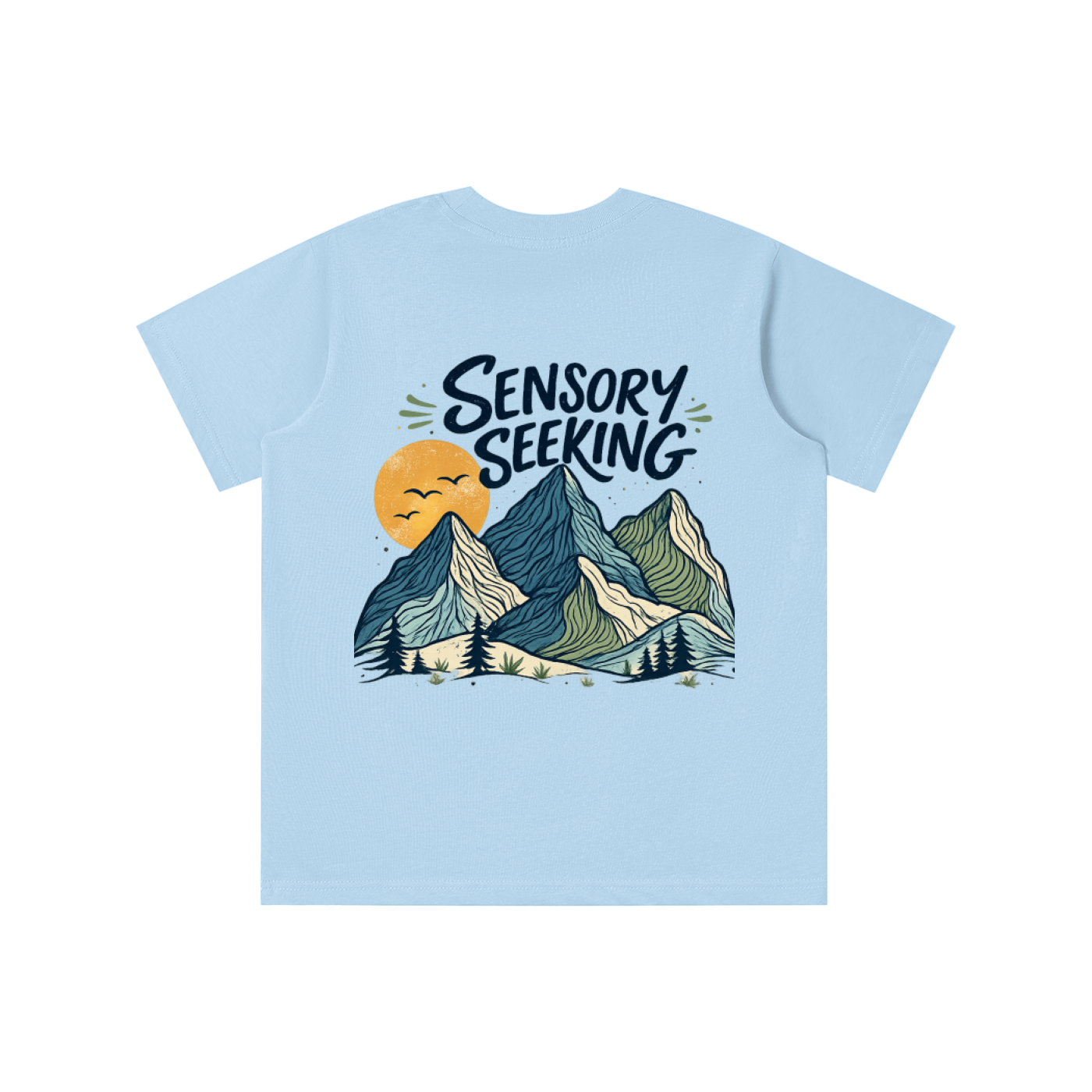 Essential Kids' T-shirt Sensory Seeking Mountain