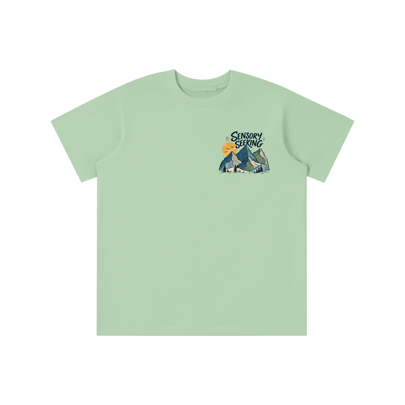 Essential Kids' T-shirt Sensory Seeking Mountain