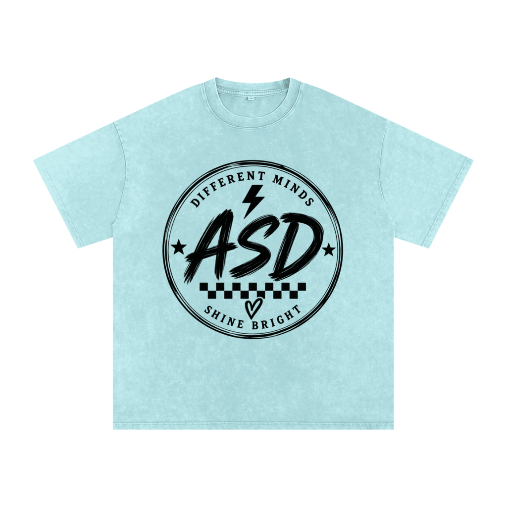 ASD “Different Minds, Shine Bright” Oversized Tee