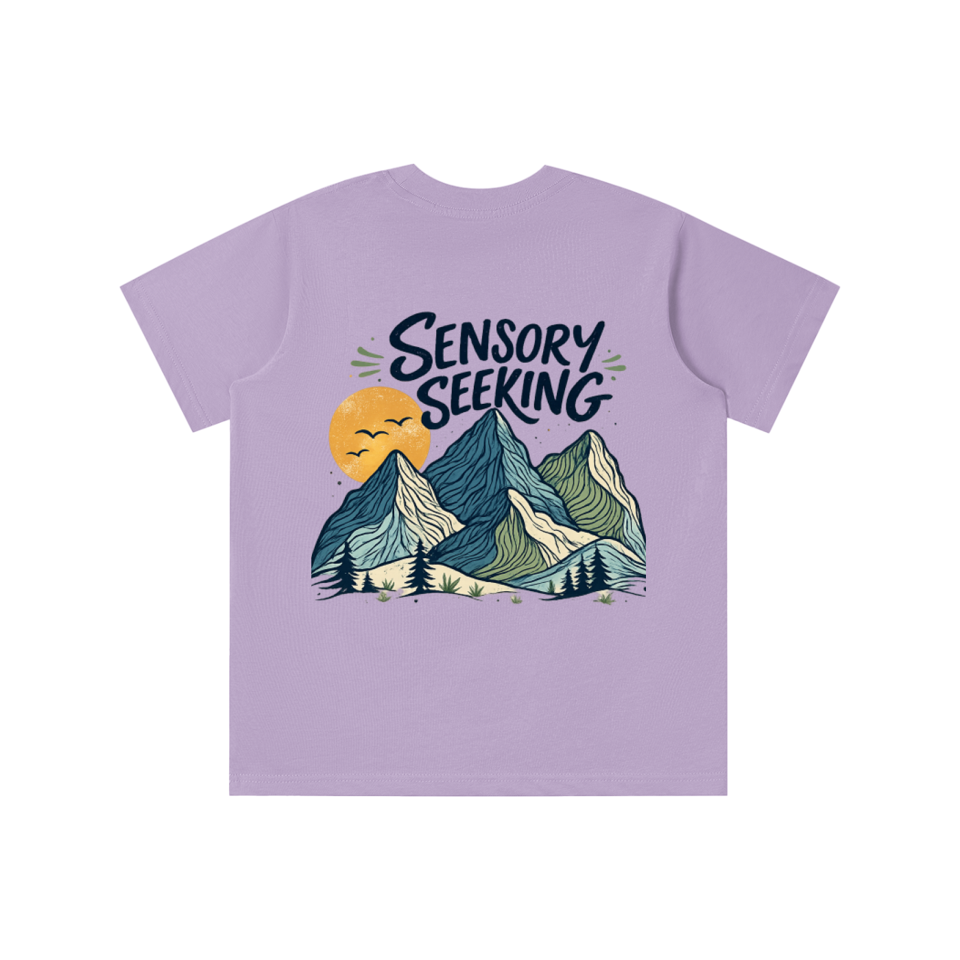 Essential Kids' T-shirt Sensory Seeking Mountain