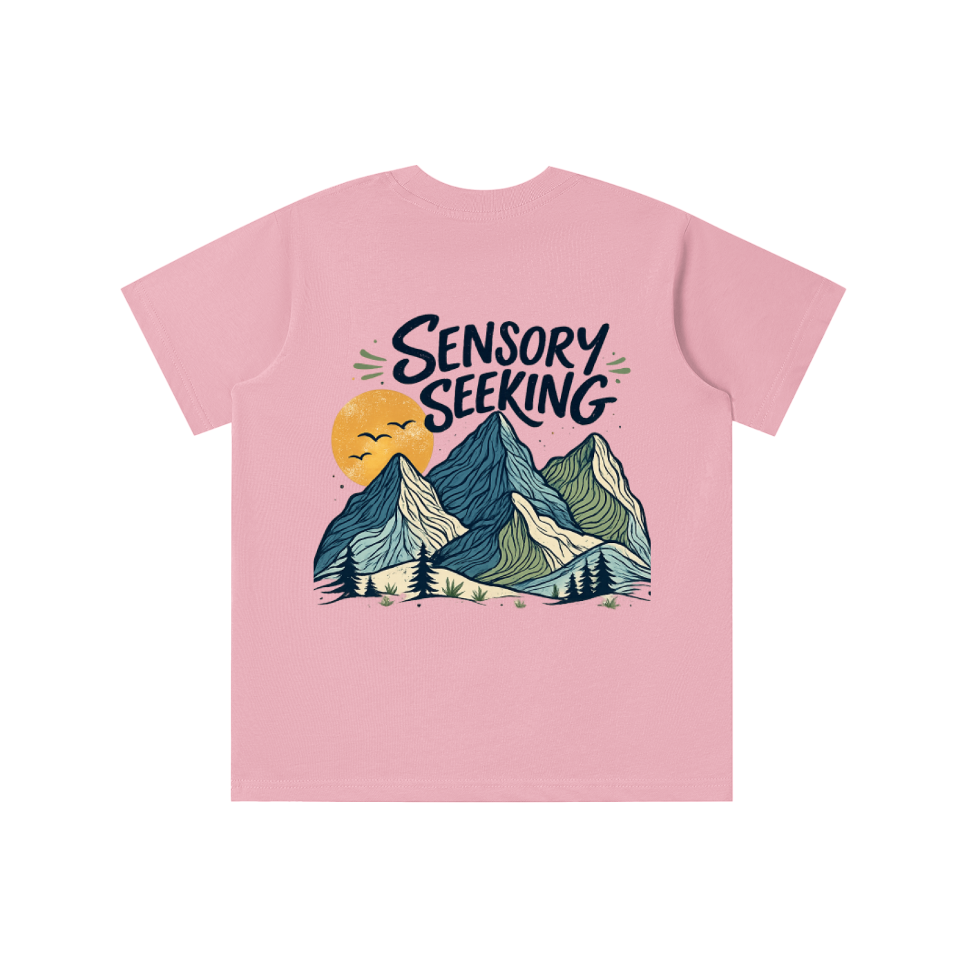 Essential Kids' T-shirt Sensory Seeking Mountain