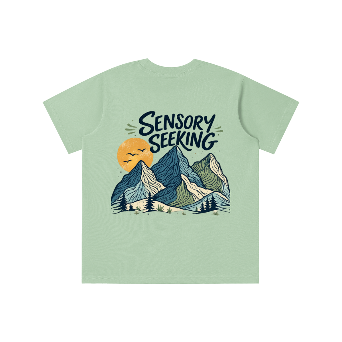 Essential Kids' T-shirt Sensory Seeking Mountain
