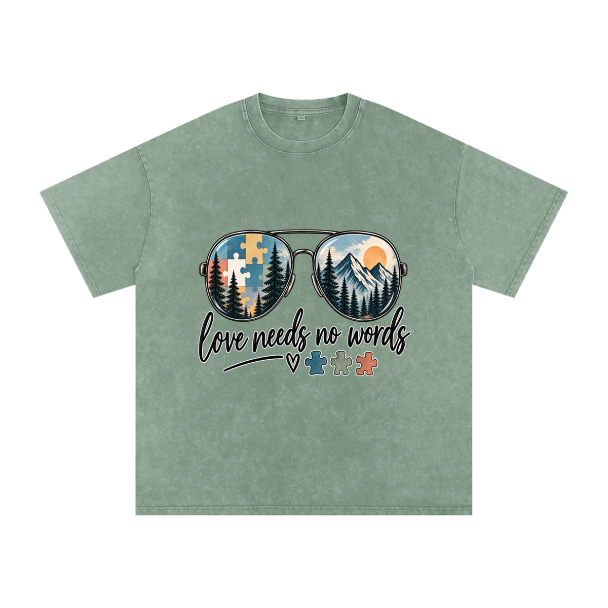 Autism awareness love needs no words Tee