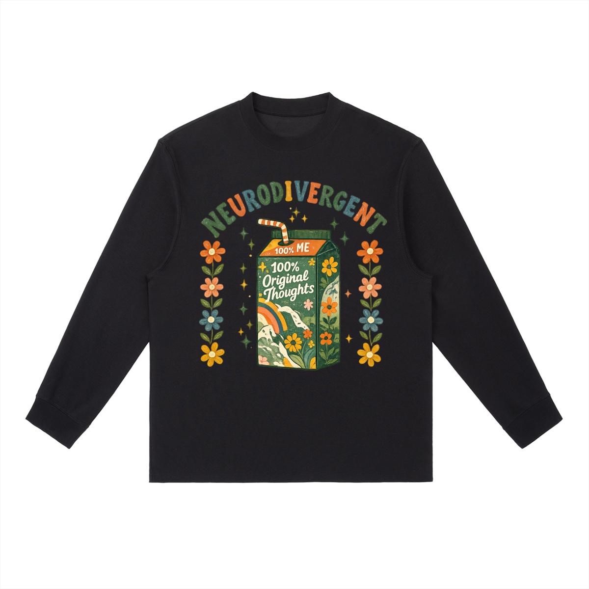 Neurodivergent • 100% Original Thoughts Long-Sleeve
